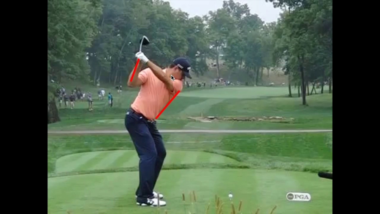 steep versus flat backswings