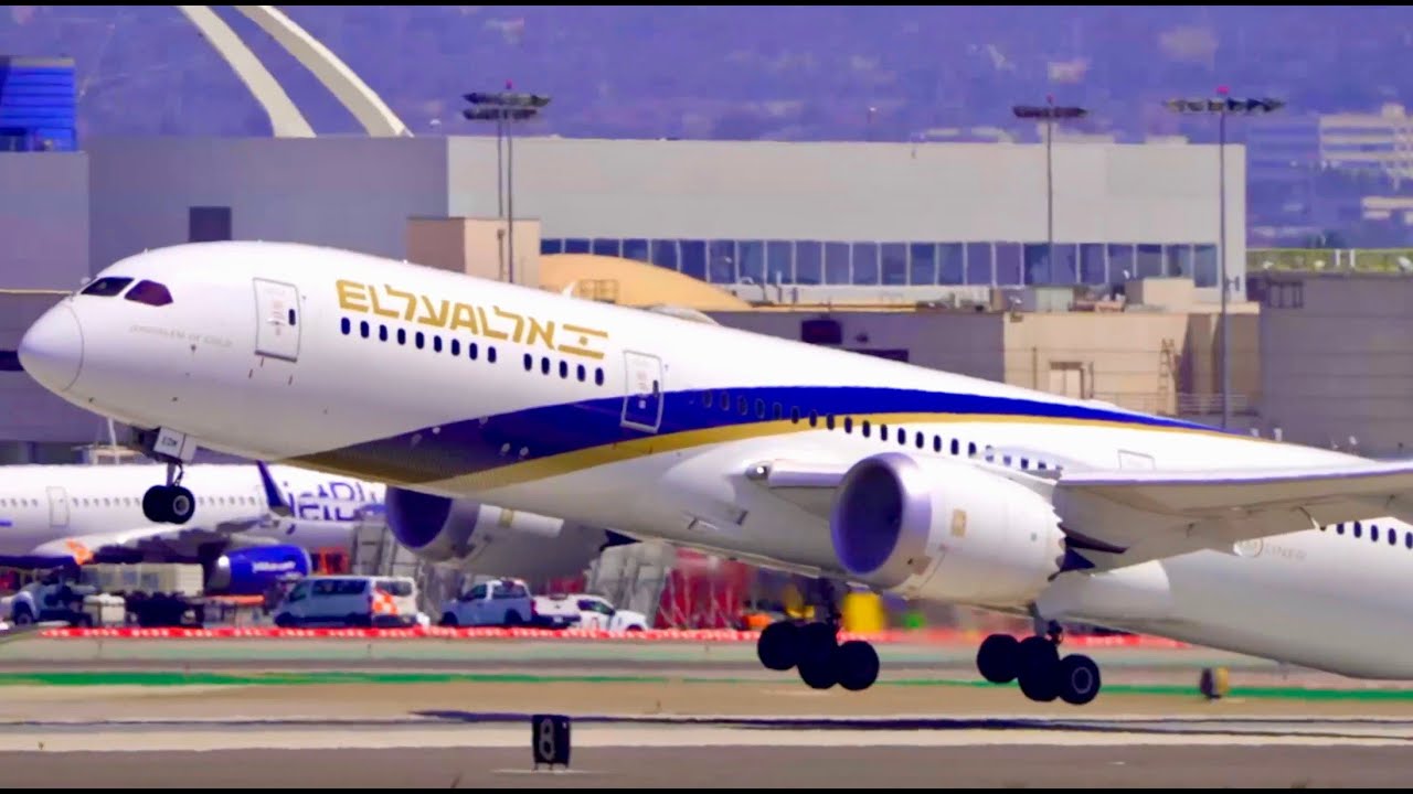 4K 20 MINUTES STUNNING LANDINGS AND TAKEOFFS AT LAX AIRPORT