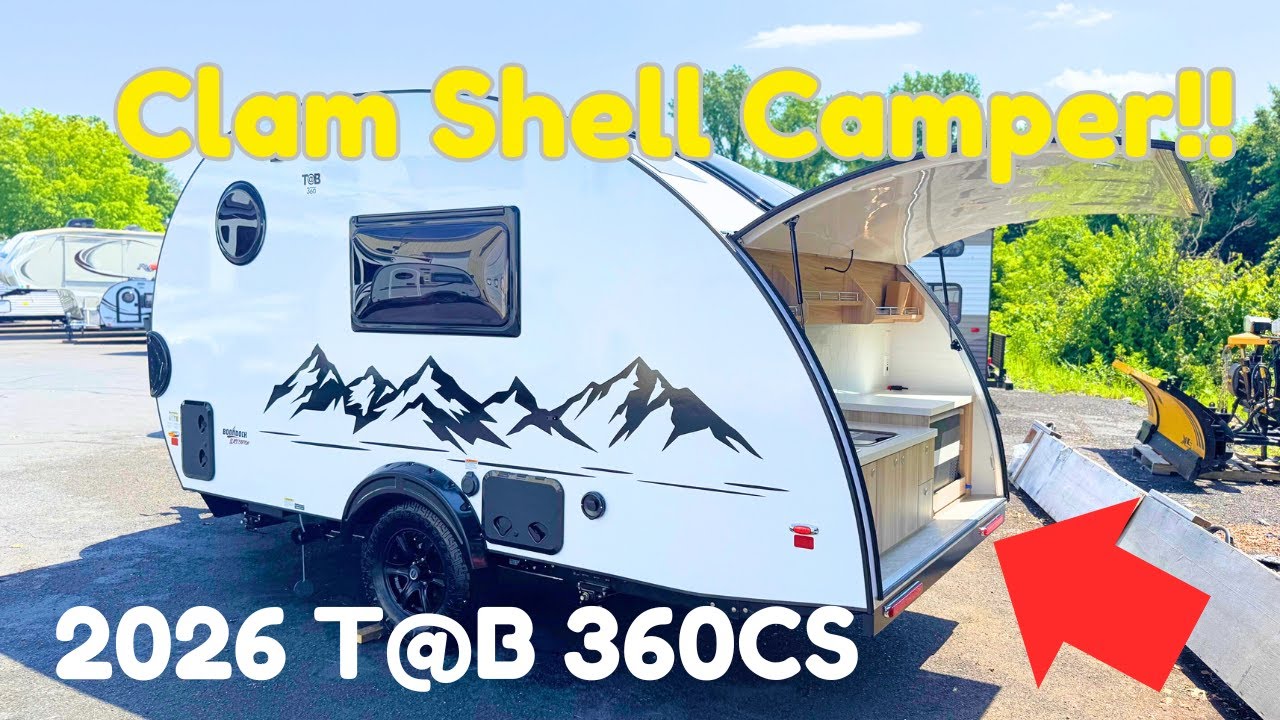 Outside Kitchen On A Brand New Teardrop! | 2026 nuCamp T@B 360CS
