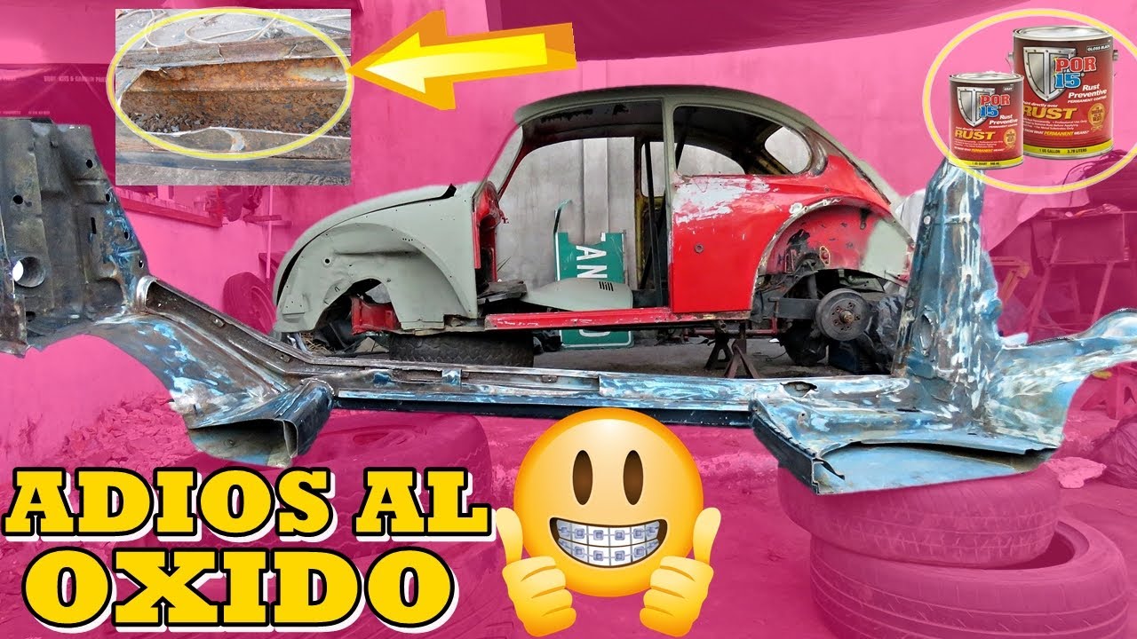 ASÍ ELIMINAMOS EL OXIDO DE LOS LARGUEROS DEL VOCHO (VLOG #10 RESTAURACIÓN ) | De Tocho Morocho