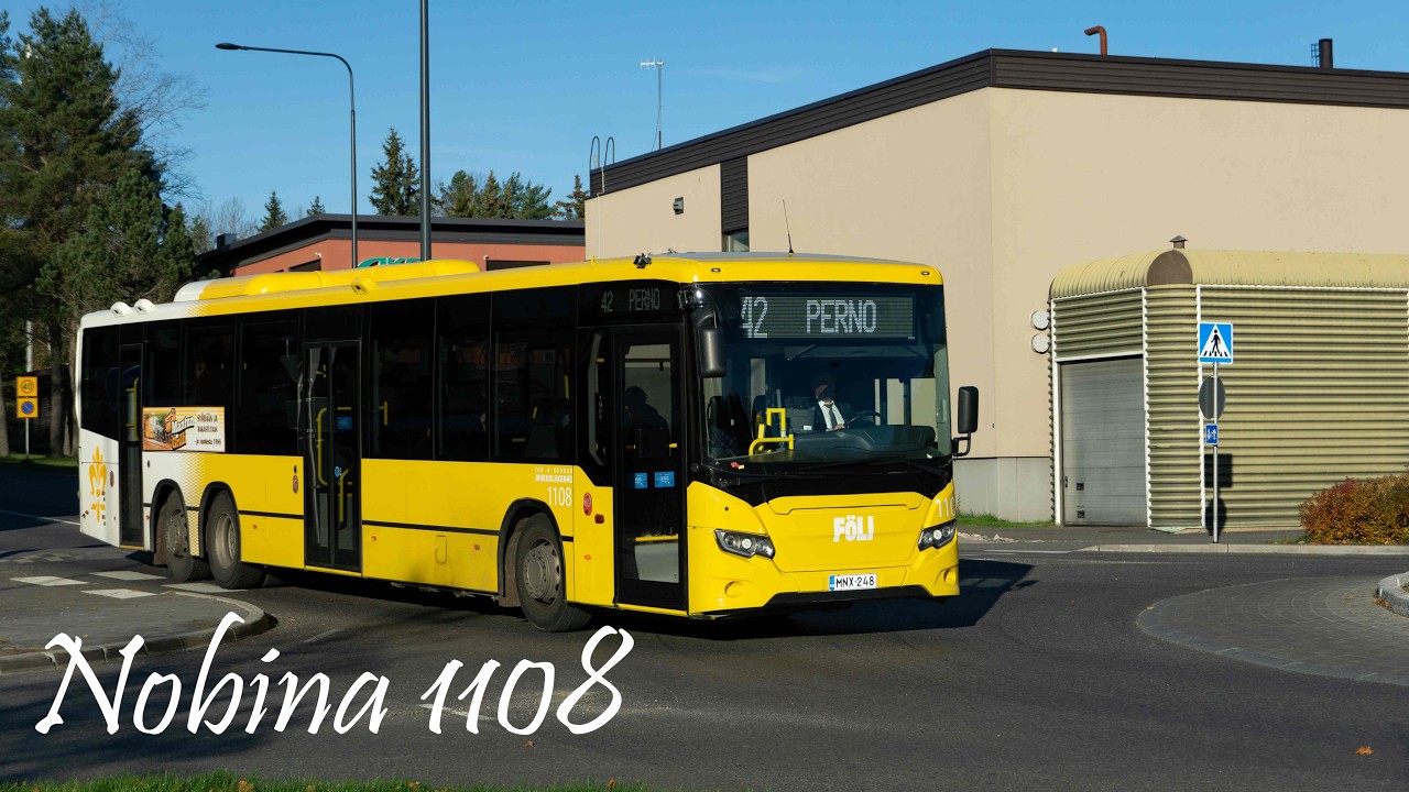 🔉 Scania Citywide LE Suburban / K320UB 6x2 | Nobina 1108 (ZF)