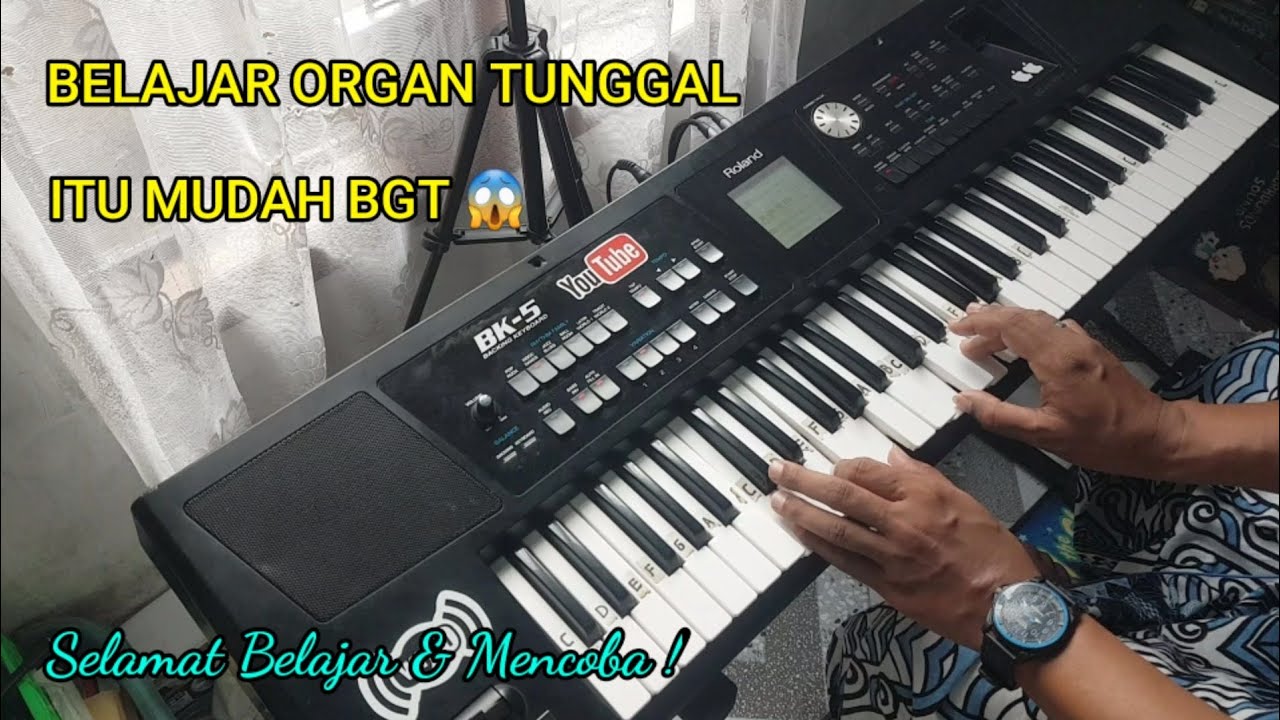 cara belajar organ tunggal electone pemula