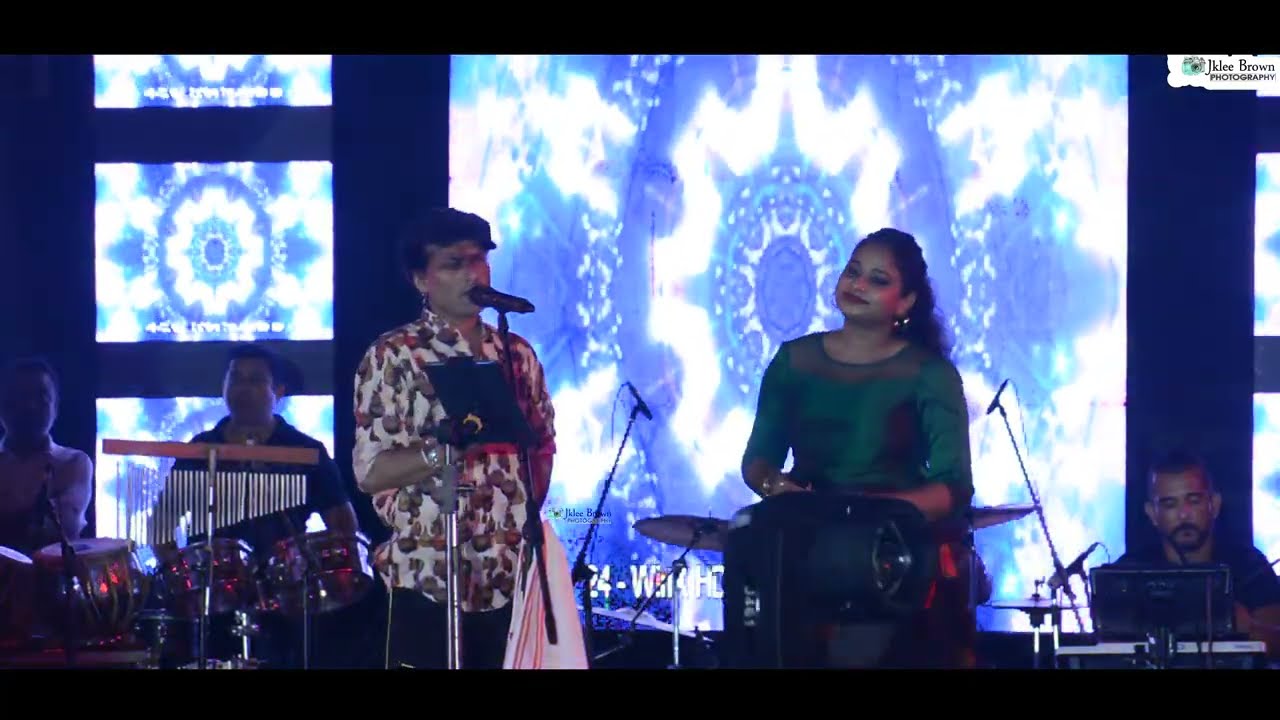 MON MANE NA// ZUBEEN GARG AND SATABDI BORAH LIVE PERFORM HOWLY LOXMI PUJA//