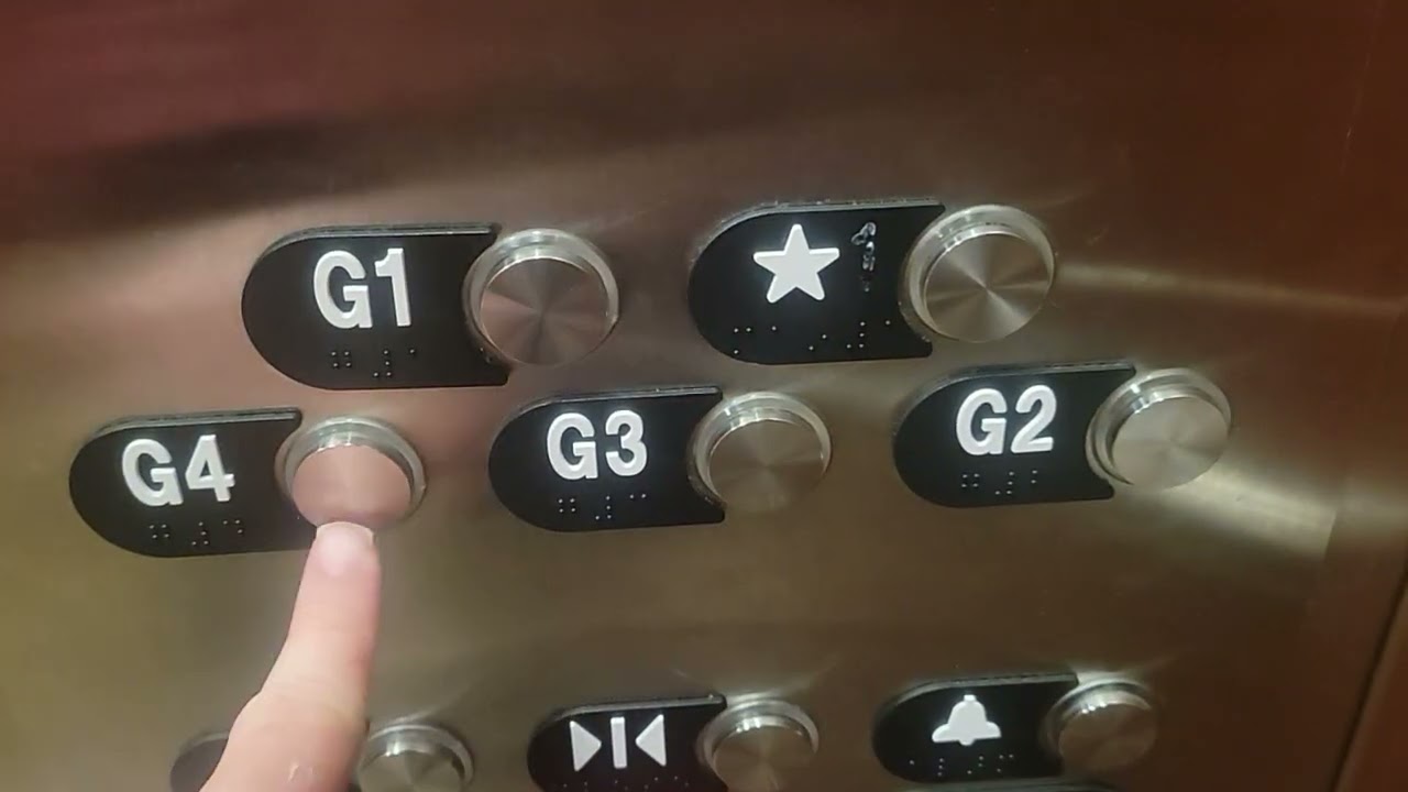 Weird Montgomery Kone from 1998 elevator in Bellevue