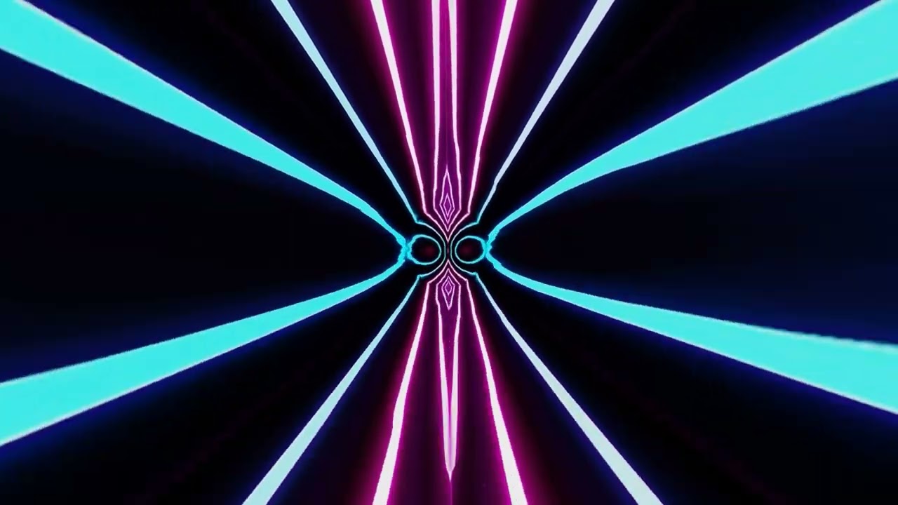3D Render Retro Wave Futuristic Cinematic Vj Loop Background | No Copyright Video 