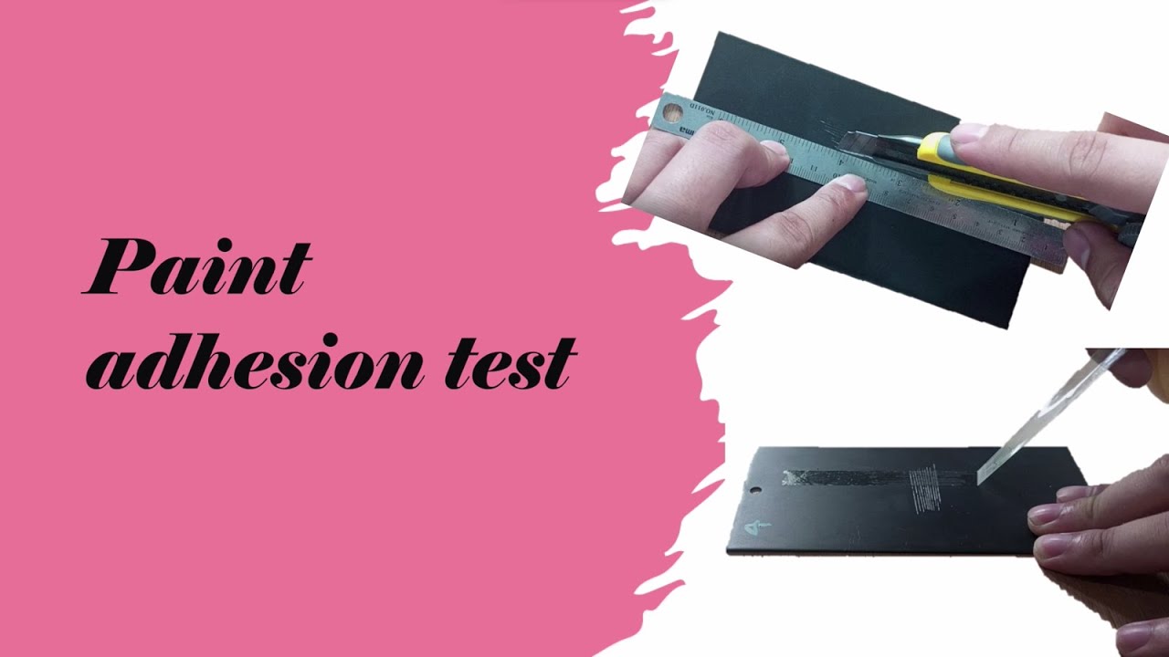 Paint adhesion test