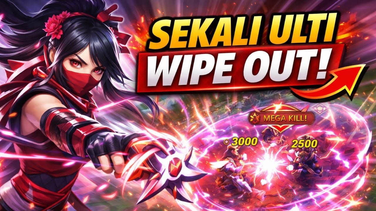 Hanabi Gold Lane OP! Sekali Ulti Team Fight Auto Menang | Ranked MLBB