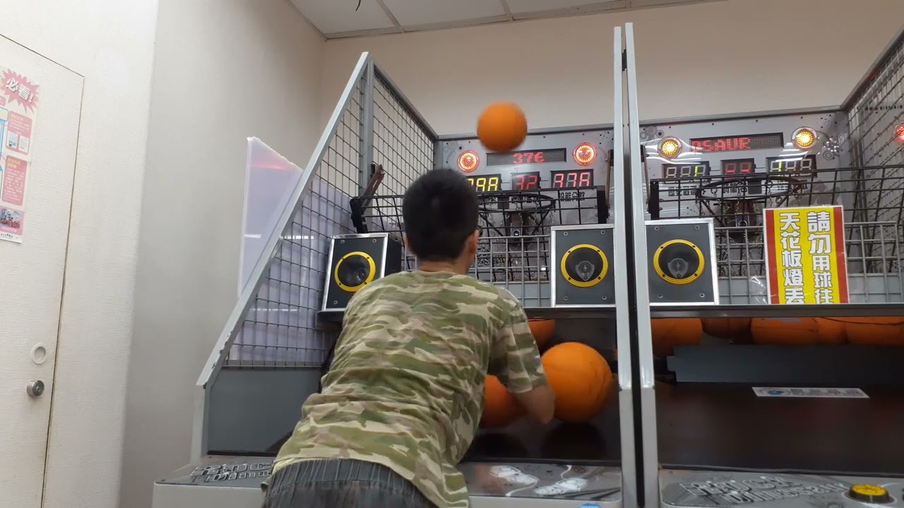 搖滾銀子籃球機240秒六顆🏀能破1000分?