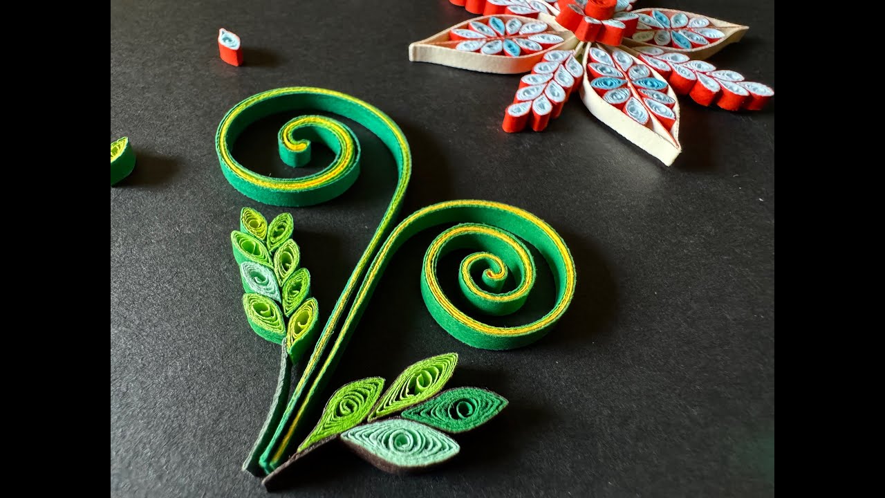 Quilled Greenery: Twists, Turns & Tiny Leaf Clusters - Episode 7 Photo Frame series