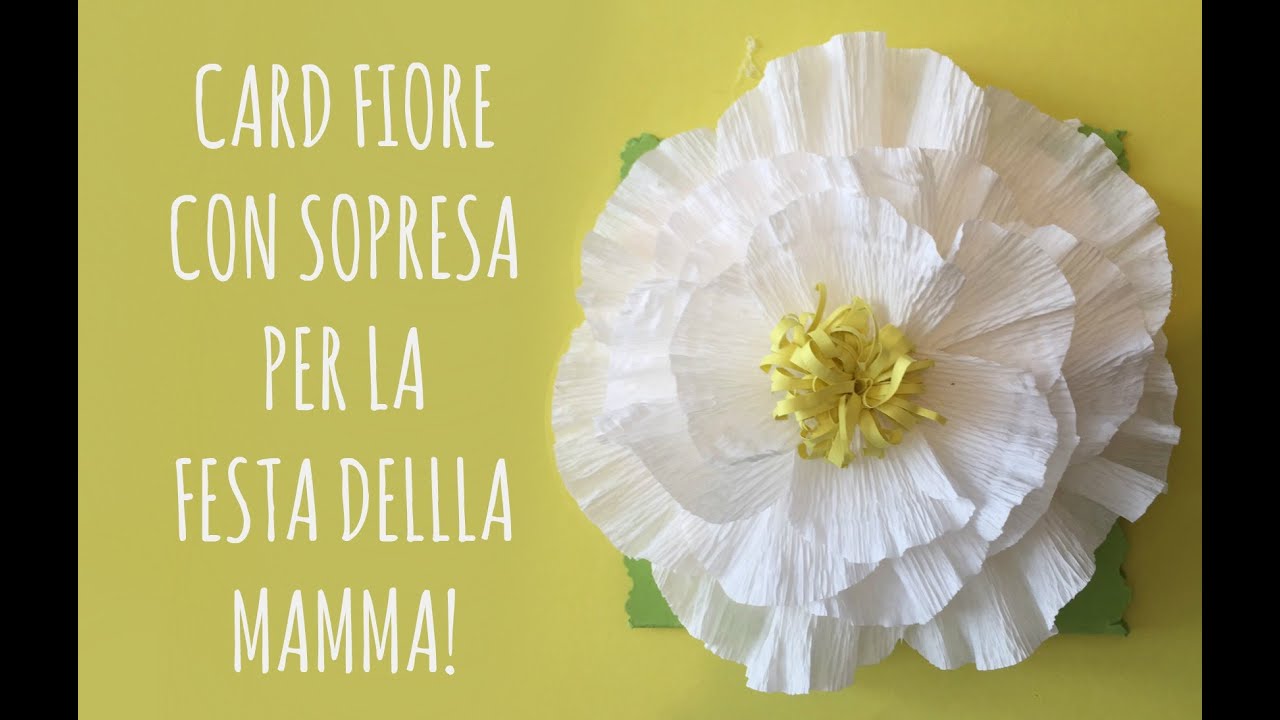Card Fiore con Sorpresa per la Festa della Mamma! (Scrapbooking) Arte per Te