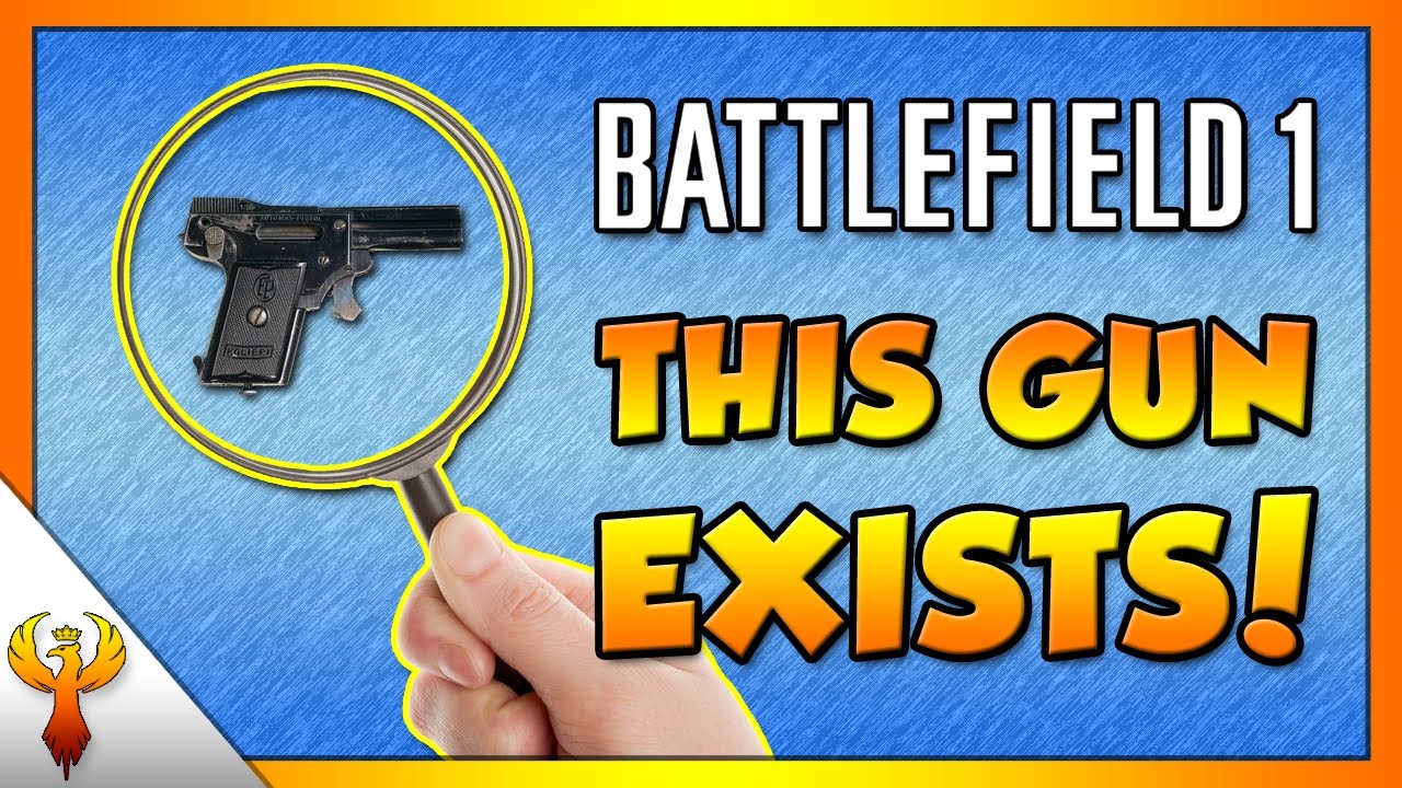 WORST & SMALLEST GUN IN BATTLEFIELD 1! (BF1)