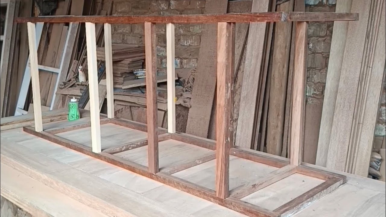 CON MADERA RECUPERADA // ESTANTE PARA HORNOS 😉
