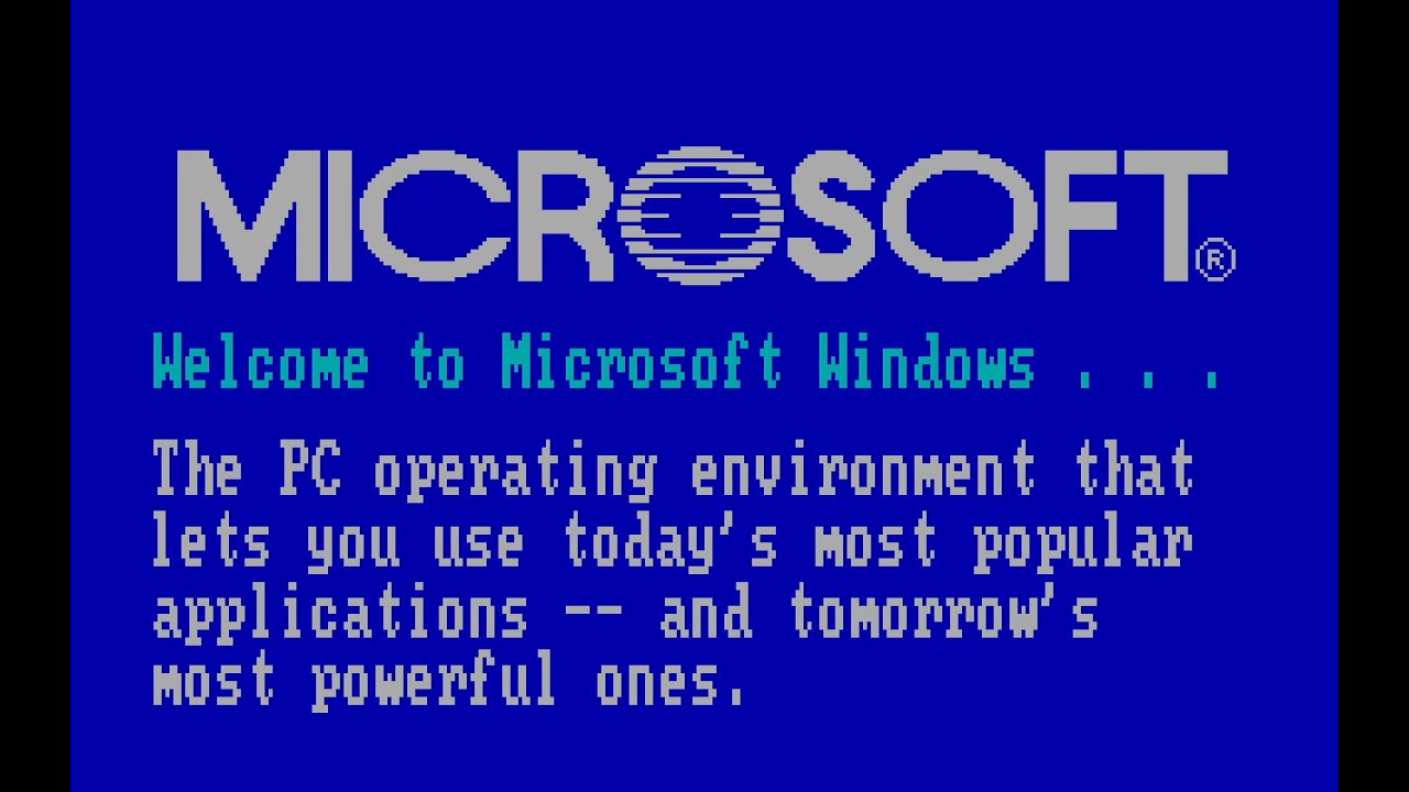 Microsoft Windows 1.01 Demo - 1985/11