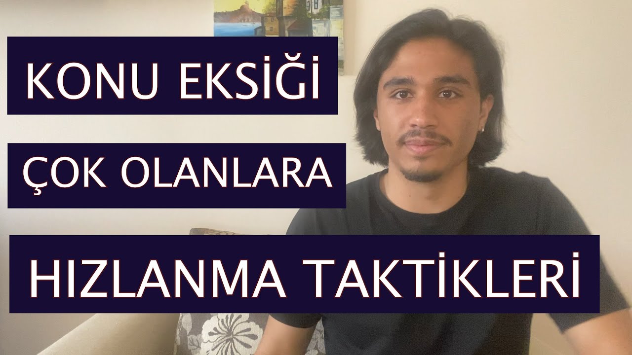 Konu Eksiği Çok Olanlara Hızlanma Taktikleri | Konu eksiği nasıl kapatılır? | #yks #yks2022 #ayt