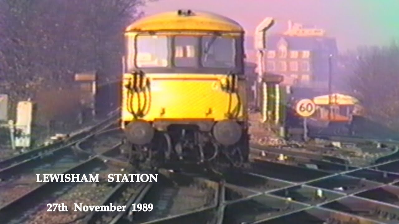 BR in the 1980s Lewisham Station on 27th November 1989
