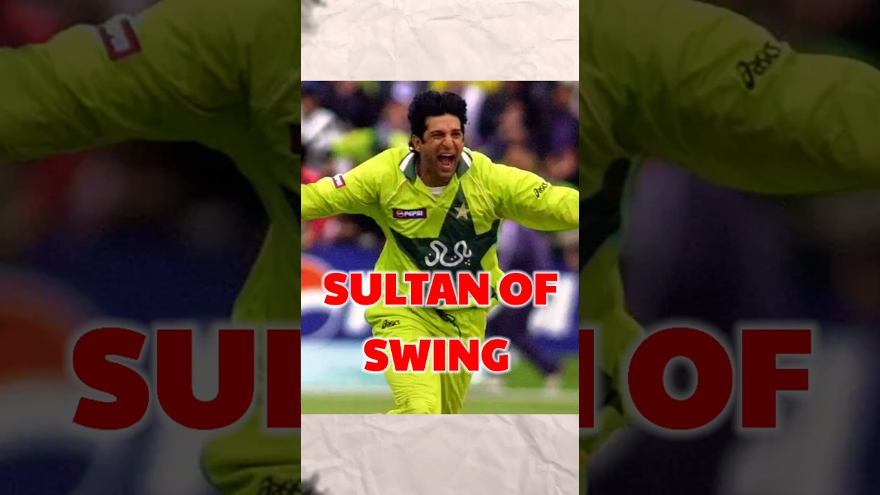 Sultan of Swing Wasim Akram 🔥 | #cricket #indvspak