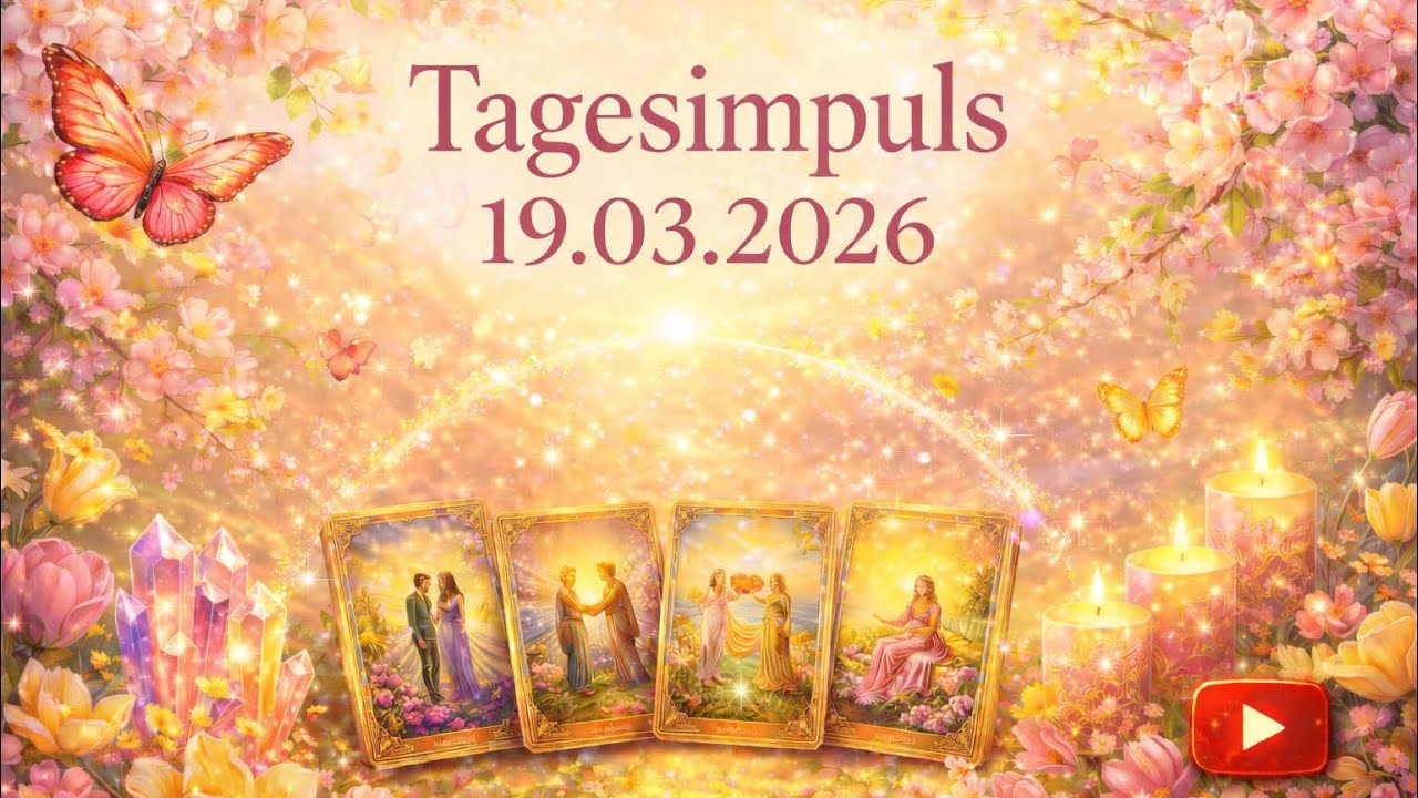 Der Tagesimpuls💝✨ für den 19.3.2026 #Tarot #Liebe #TagesBotschaft #TagesImpuls