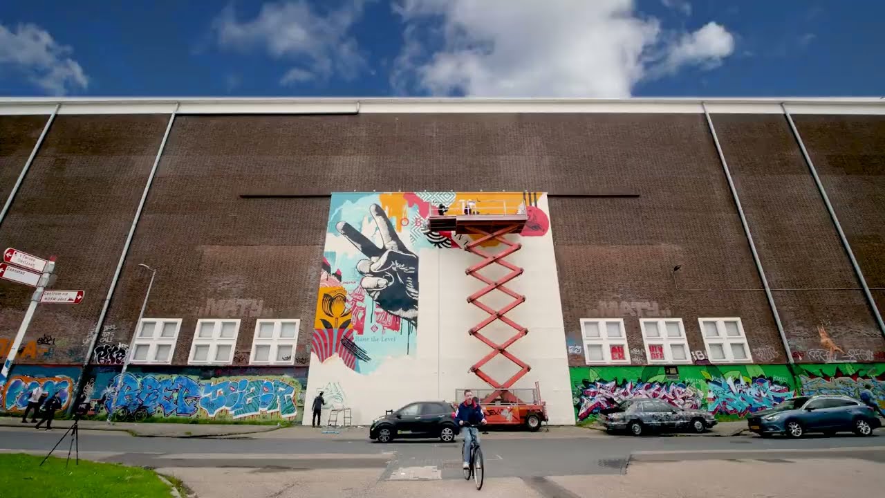 Shepard Fairey at STRAAT Museum, Amsterdam