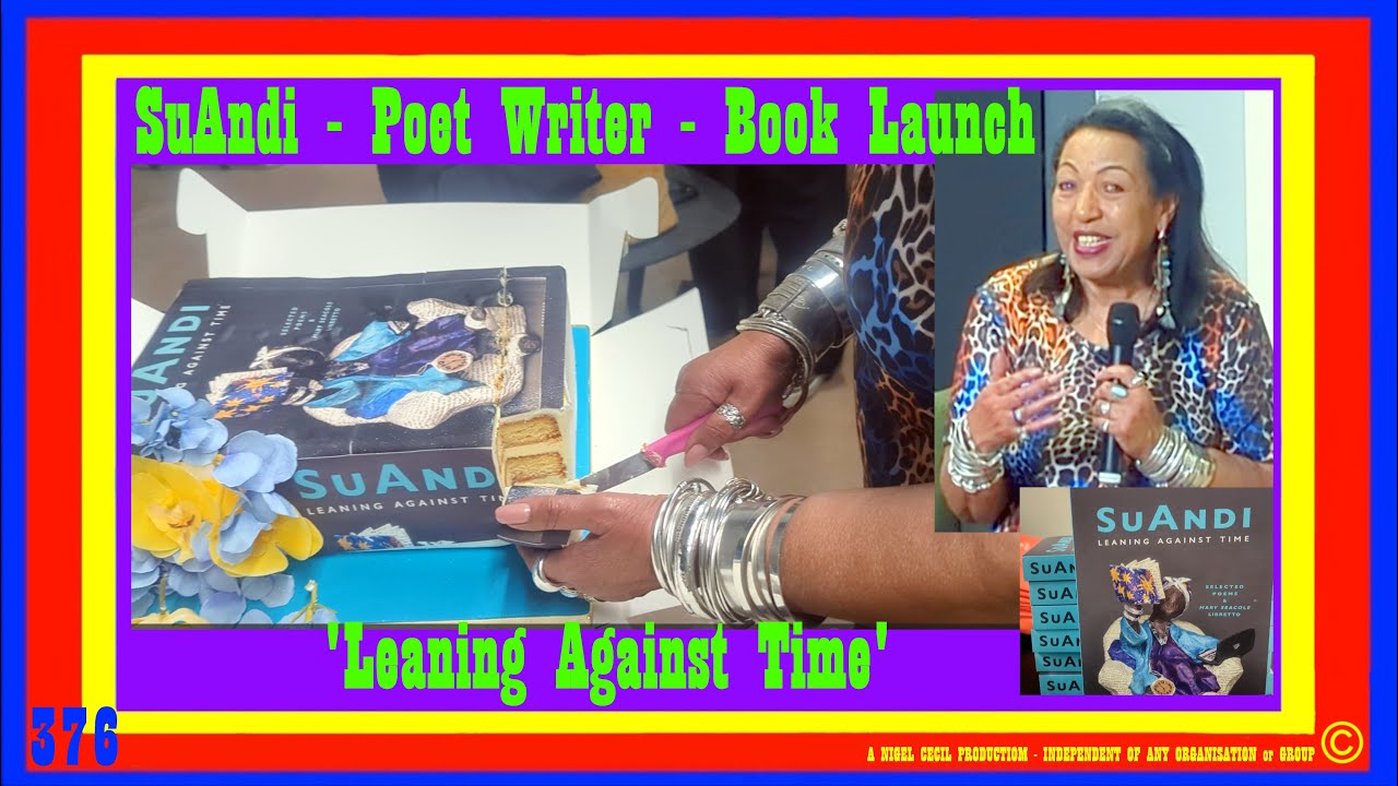 SuAndi 'Leaning Against Time' Book Launch. Aviva Studios Manchester. Carcanet Press 15 October 2025