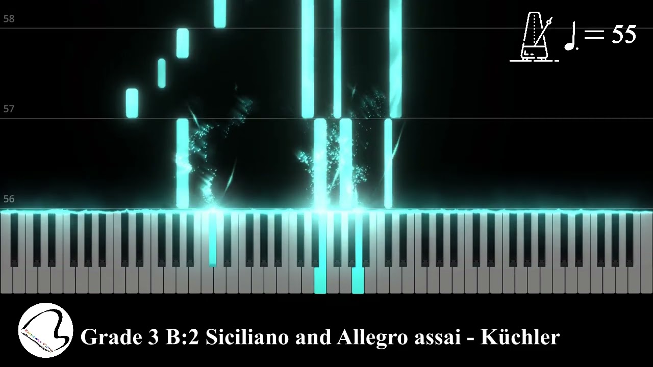 Siciliano and Allegro assai - Piano only - Tempo 100 - AMEB Violin Series 10 Grade 3 List B No. 2