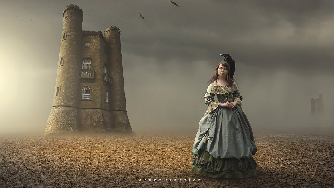 Photoshop Manipulation fantasy effects tutorial | Dark Clouds