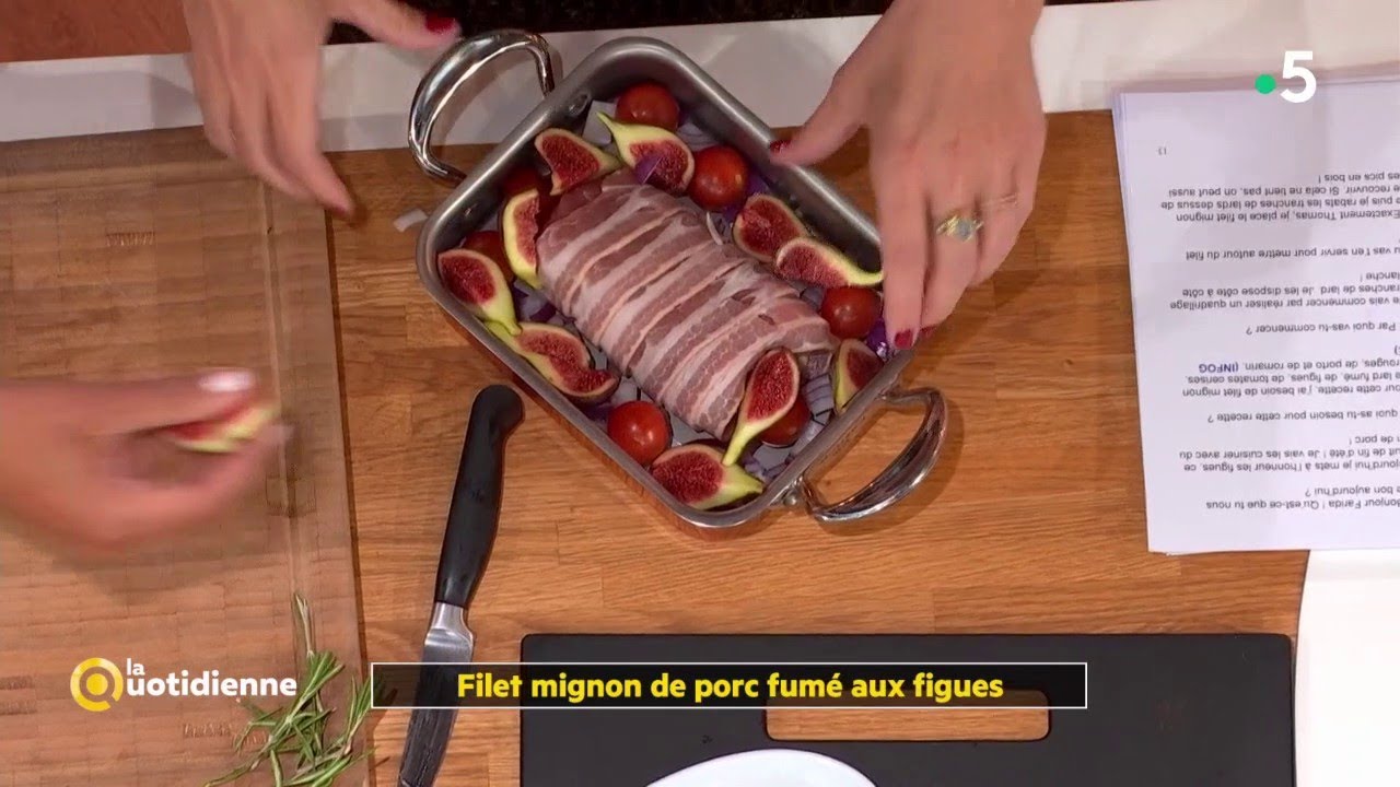 Coup d'food : Filet mignon de porc fumé aux figues avec 750 gr