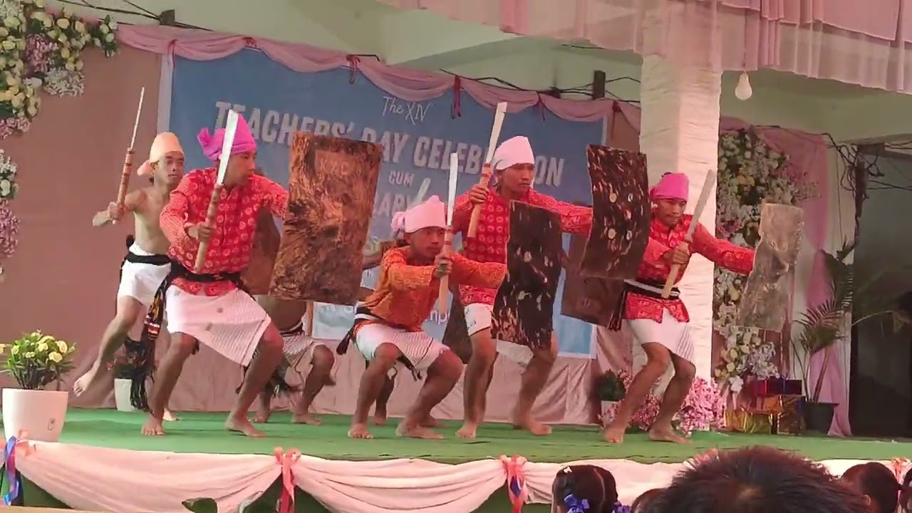 New Model School Maringphai Literary Meet war dance 2025