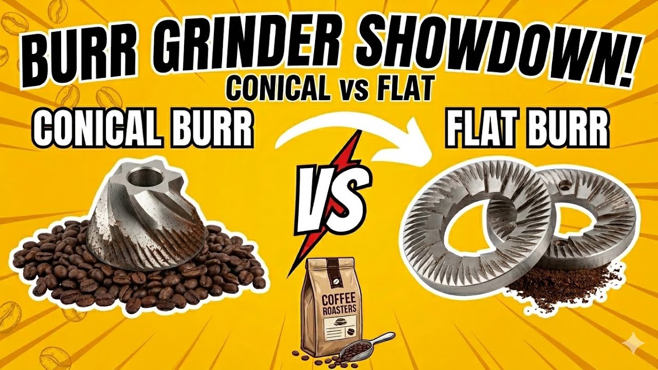 Conical Vs. Flat Burrs - Coffee Grinder Comparison