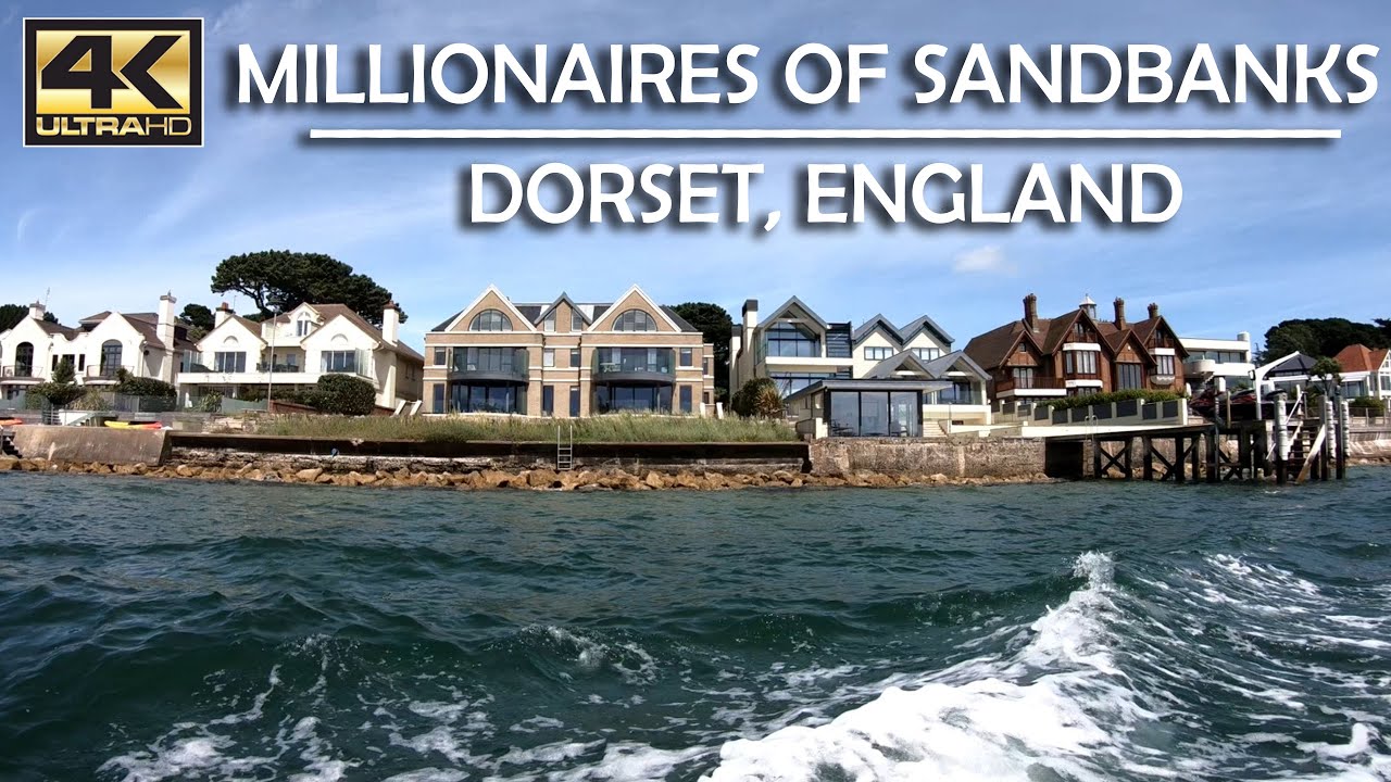 LOOK AT THE HOUSES OWNED BY THE MILLIONAIRES OF SANDBANKS Dorset England
