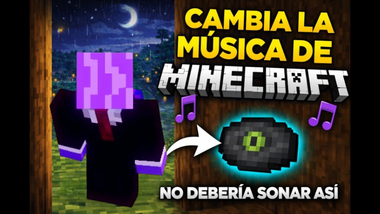 Cambié la música de los discos en Minecraft (Tutorial)