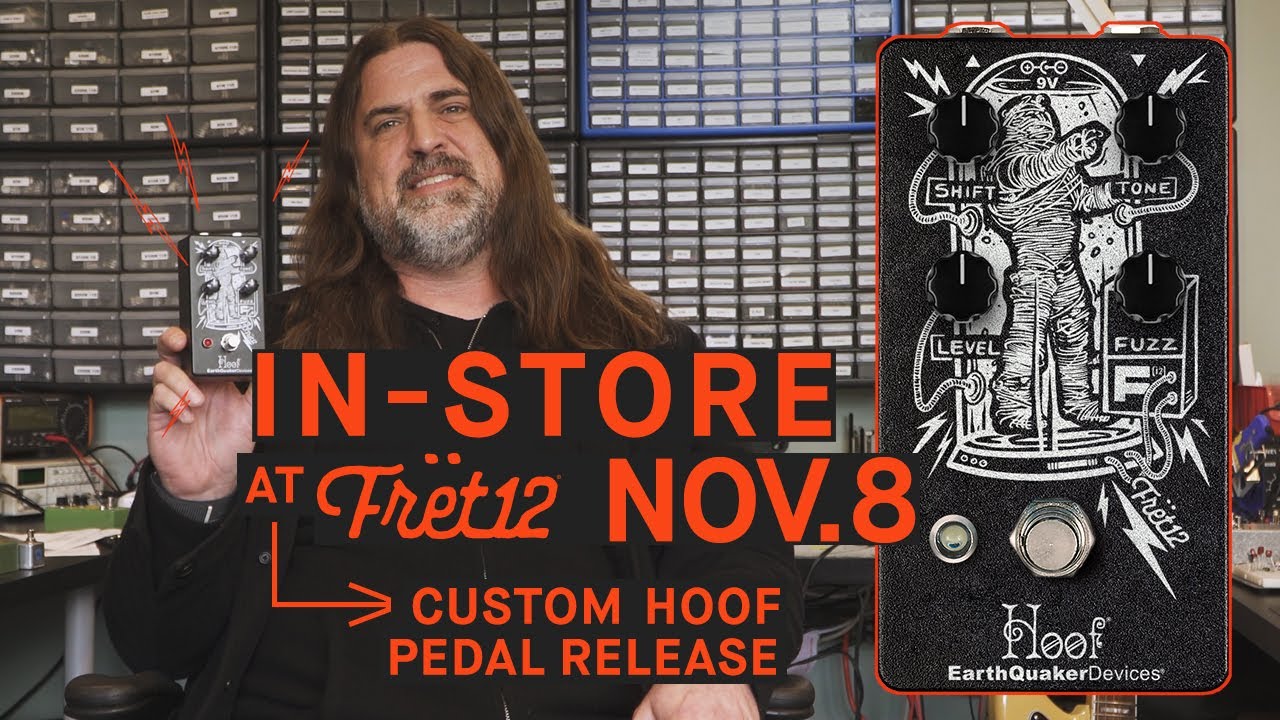 EarthQuaker Devices x FRET12 | В магазине + Индивидуальное крепление для педали Hoof