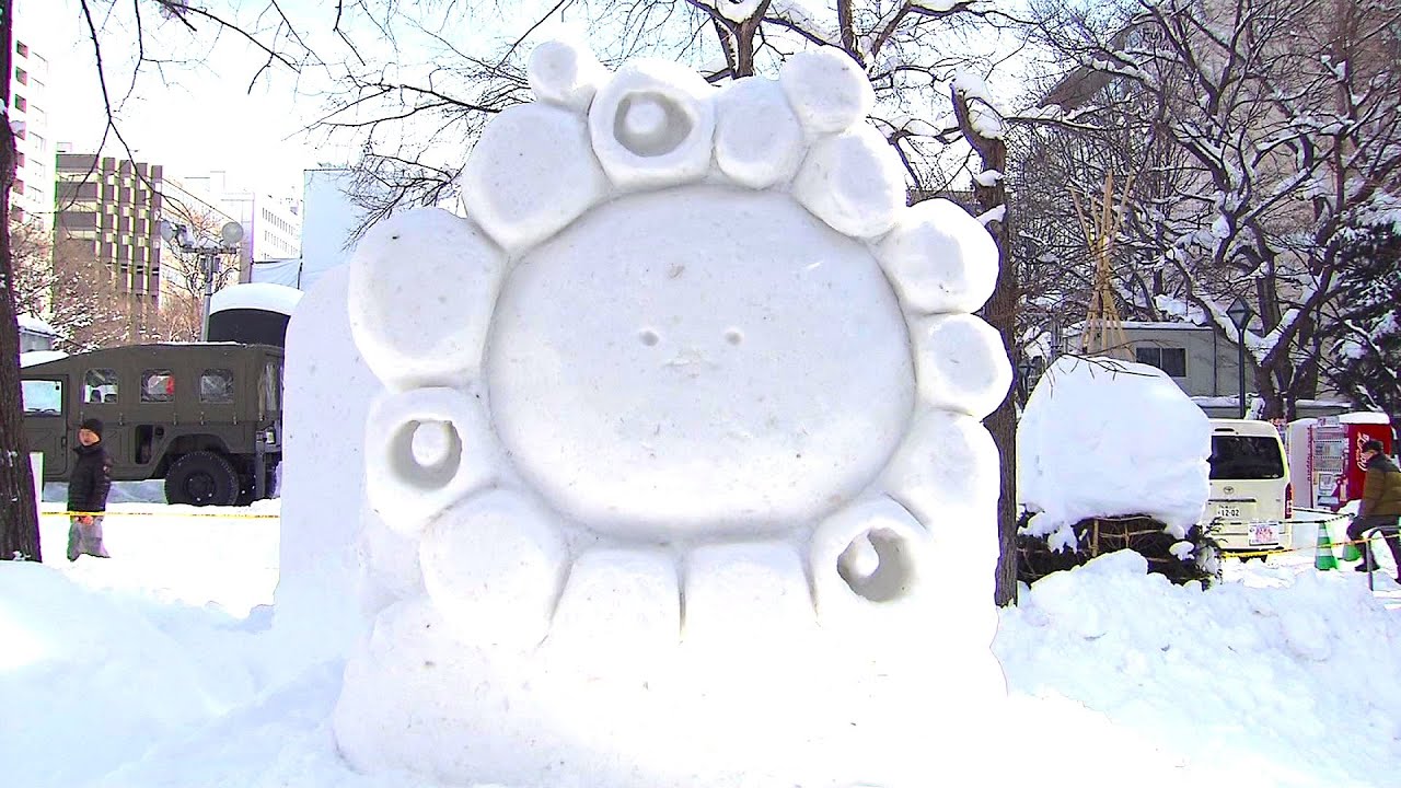 さっぽろ雪まつり開幕！ミャクミャクやラブブなど人気キャラ＆7年ぶりにスター・ウォーズ雪像が登場 史上初の“来場者参加型”ライティングショーも＜北海道＞