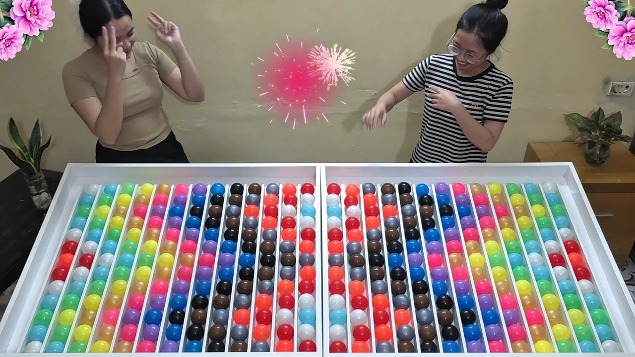 👯&zwj;♂️ Color Ball Sorting Game | Relaxing Puzzle Challenge with a Friend 🎨