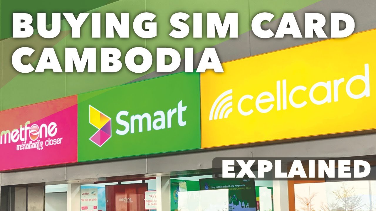 How to Buy SIM card in Siem Reap Airport [Cambodia]