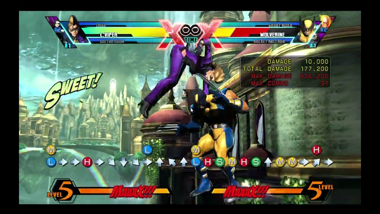 Dia 2 treinando de C.Viper no UMVC3