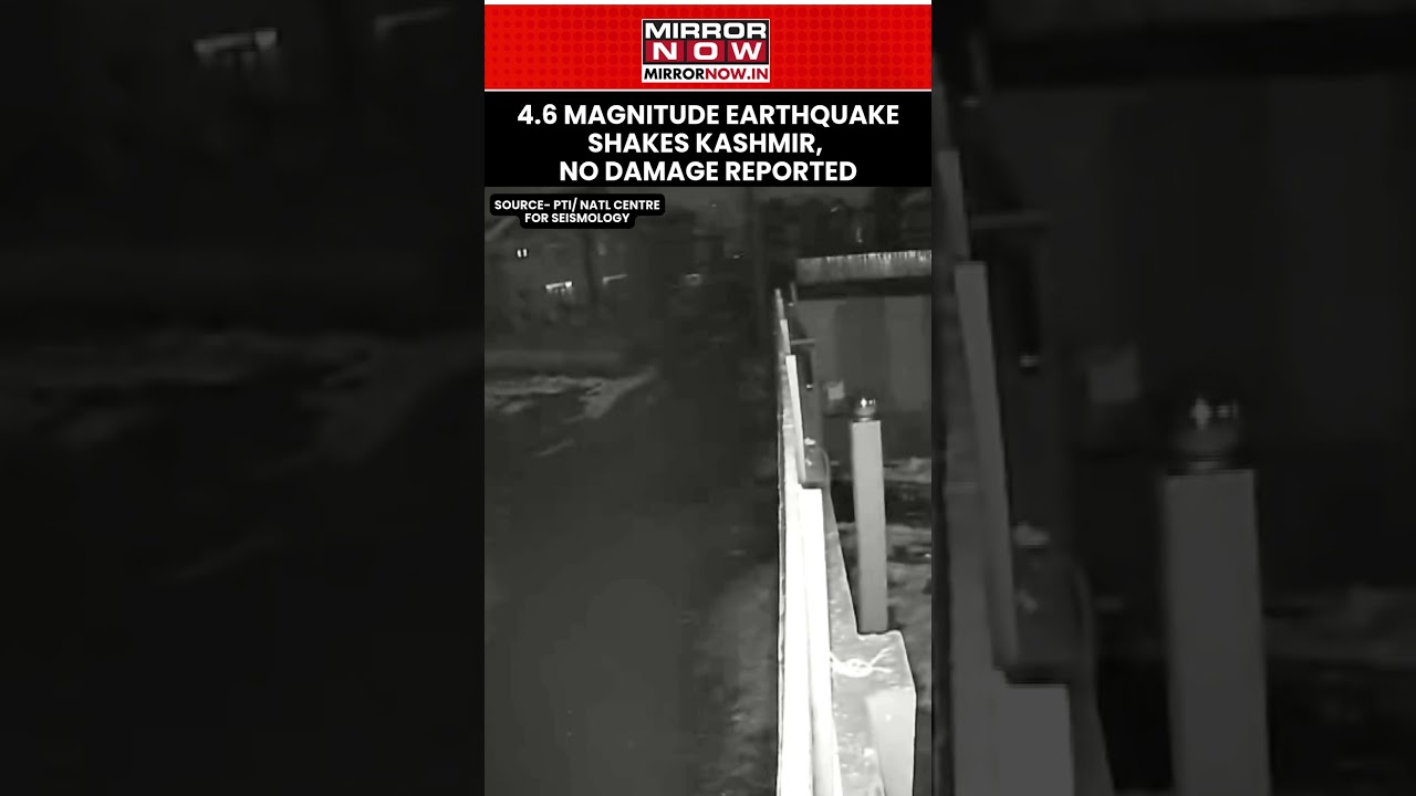 Kashmir Earthquake: 4.6 Magnitude Tremors Shake Baramulla, No Damage Reported #Shorts