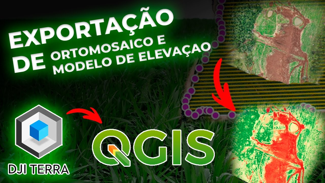 Exportação de ORTOMOSAICO E MDE -  DJI TERRA