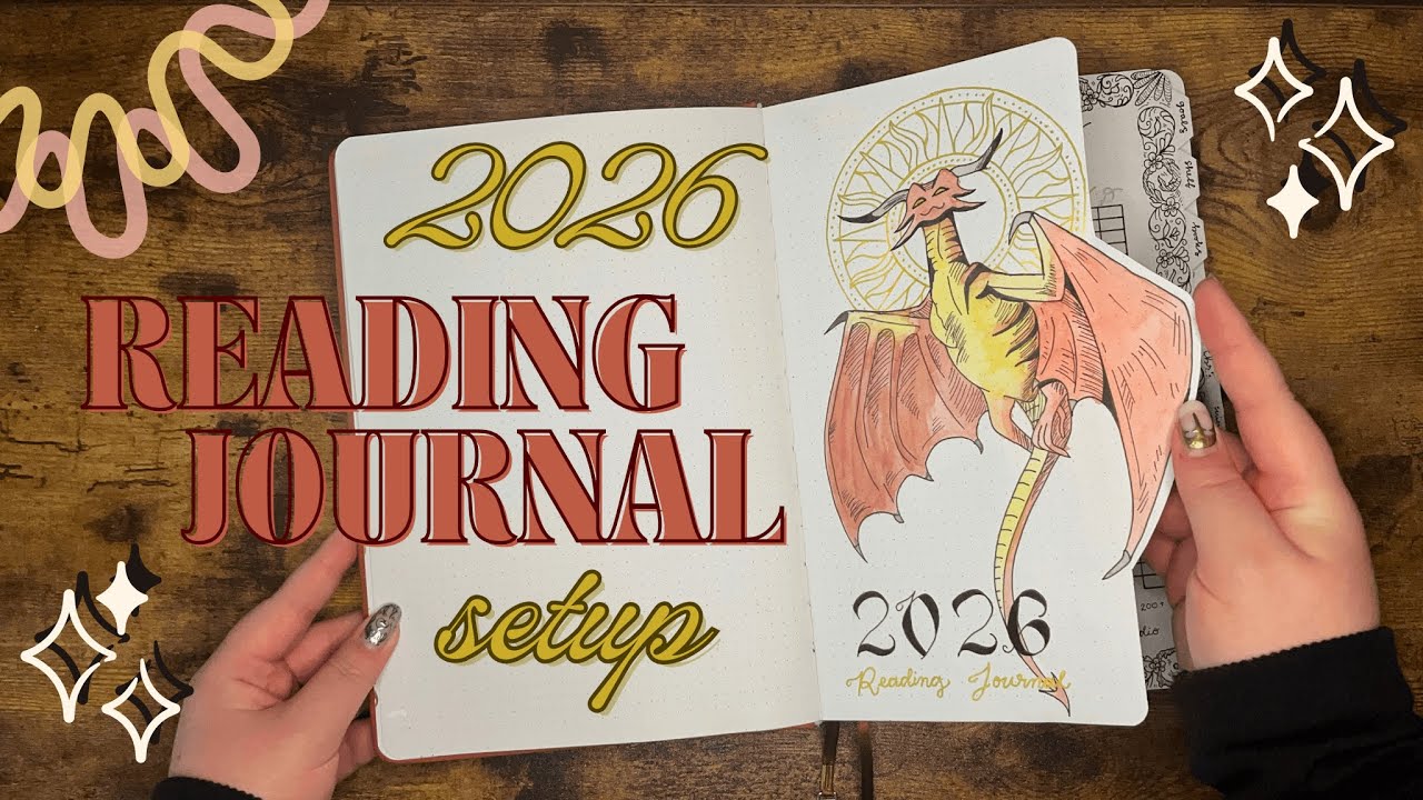READING JOURNAL WITH ME | 2026 reading journal setup 🗡️