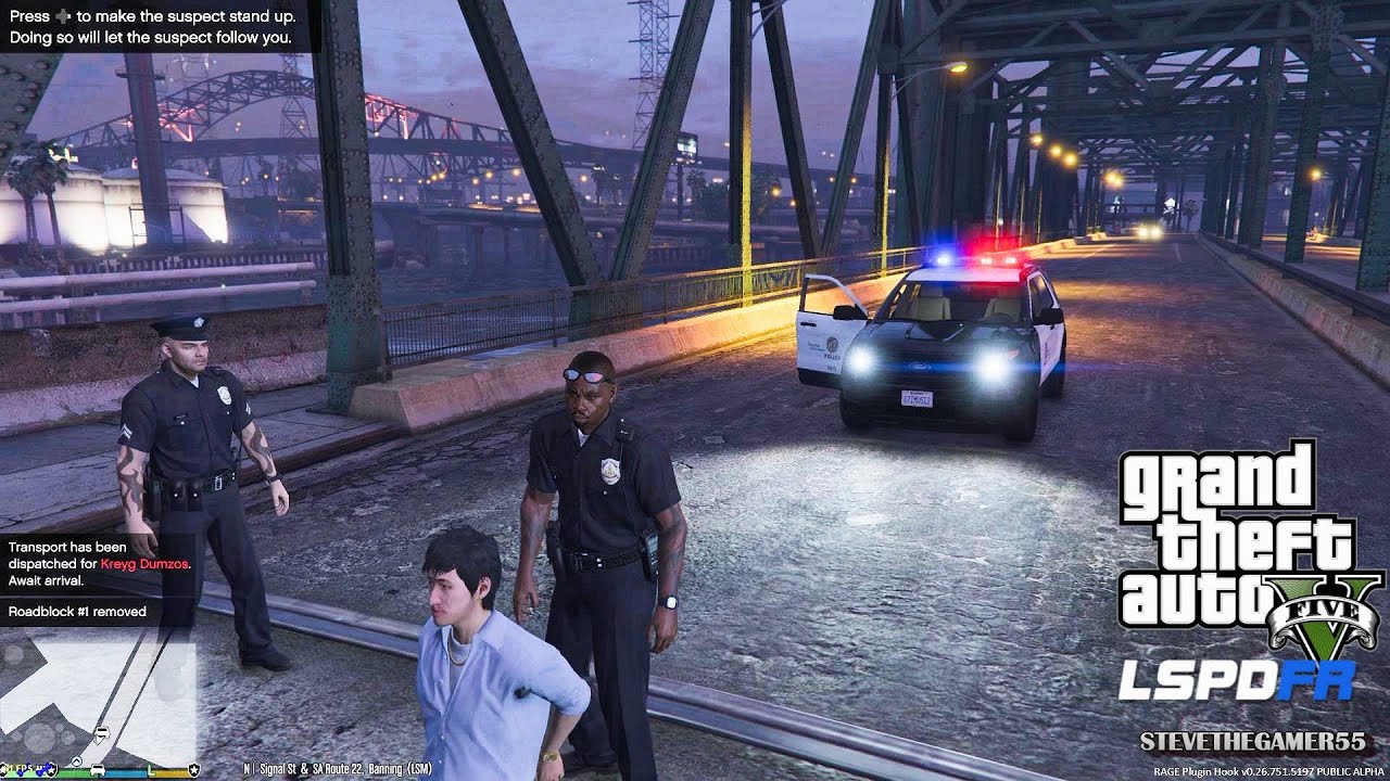 GTA 5 - LSPDFR - EPiSODE 71 - LET'S BE COPS - CITY PATROL (GTA 5 PC POLICE MODS FORD EXPLORER) KARMA