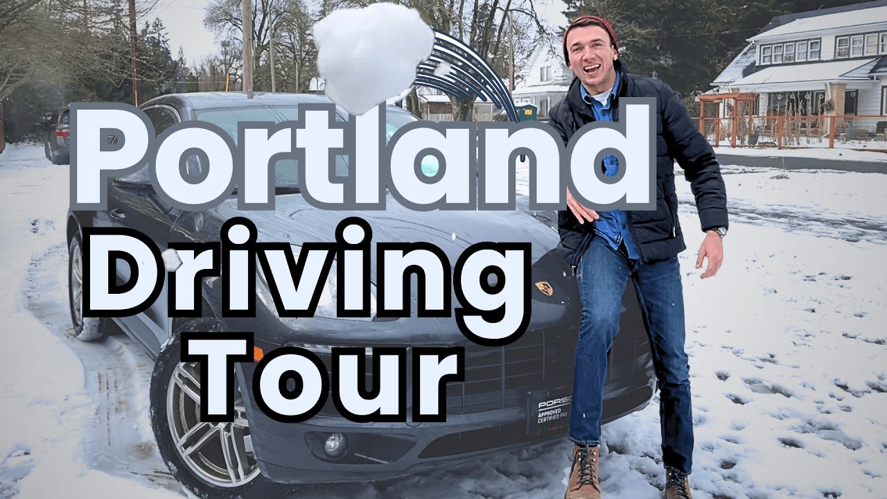 FULL Driving Tour of Portland Oregon (Snowpocalypse CHAOS!)