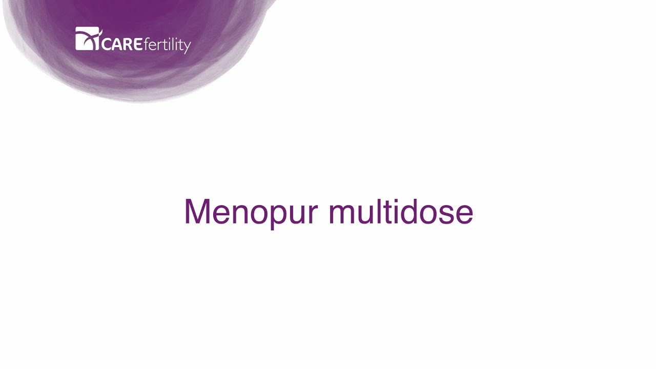 Care Fertility - Menopur Multidose Injection Teach - Diana Baranowski
