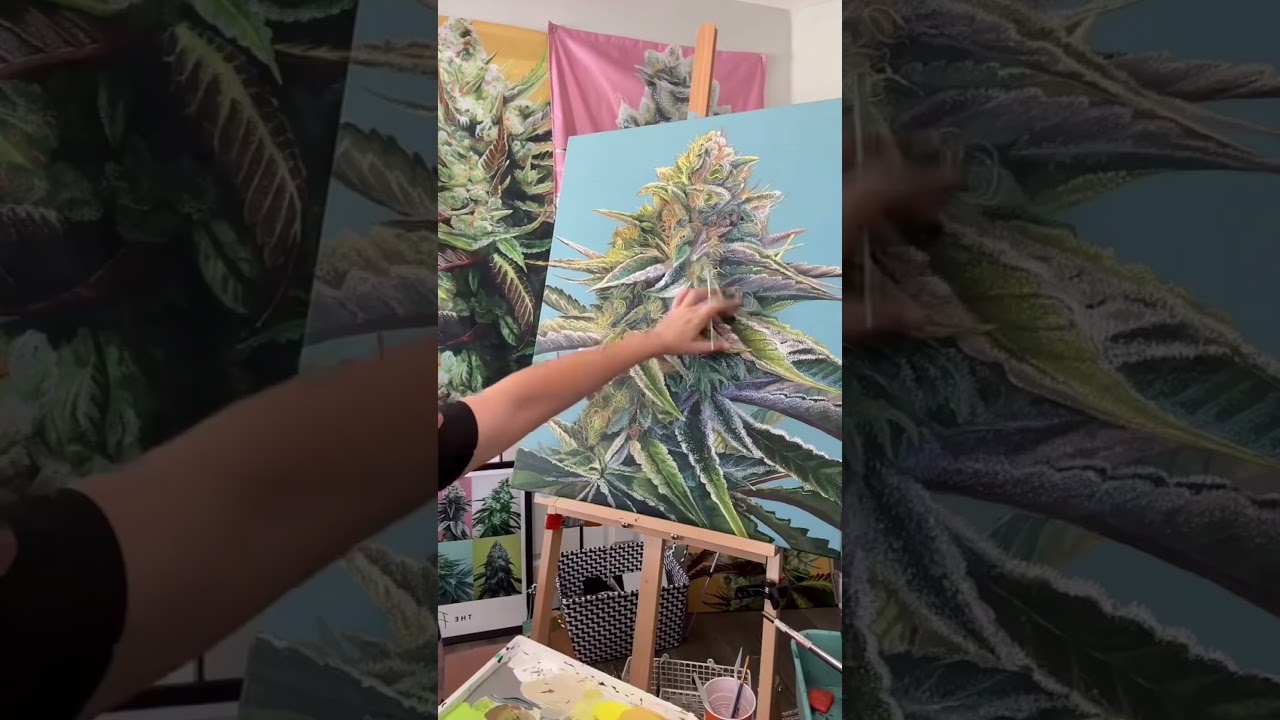 My MOST REQUESTED flower painting! Don&rsquo;t miss, she&rsquo;s LIT!