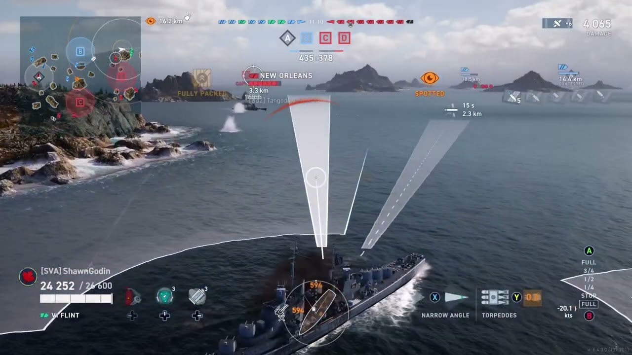 World of warships legends flint vs aggressive Indianapolis