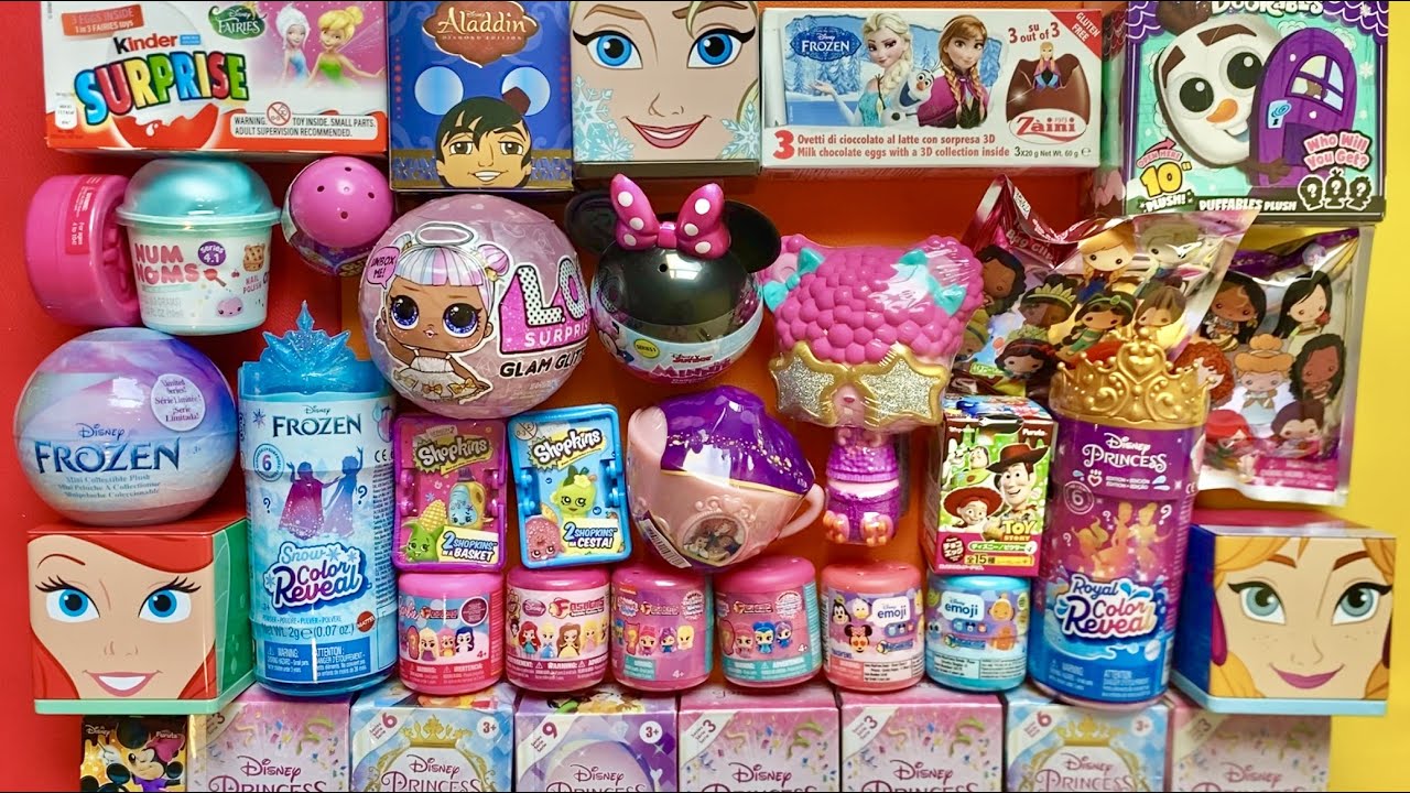 HUGE Princess SURPRISE TOYS 🐶 UNBOXING MYSTERY BOXES Blind Bags Satisfying ASMR Collection