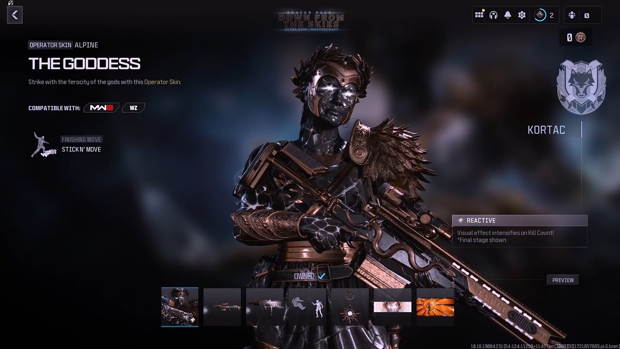 TRACER PACK: DOWN FROM THE SKIES ULTRA SKIN MASTERCRAFT BUNDLE IN MODERN WARFARE 3!