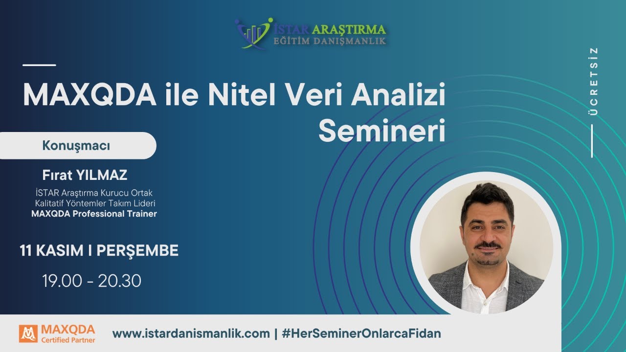 MAXQDA ile Nitel Veri Analizi Semineri
