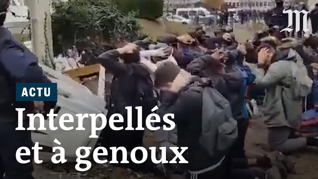 Mantes-la-Jolie : images choquantes de lycéens interpellés par la police
