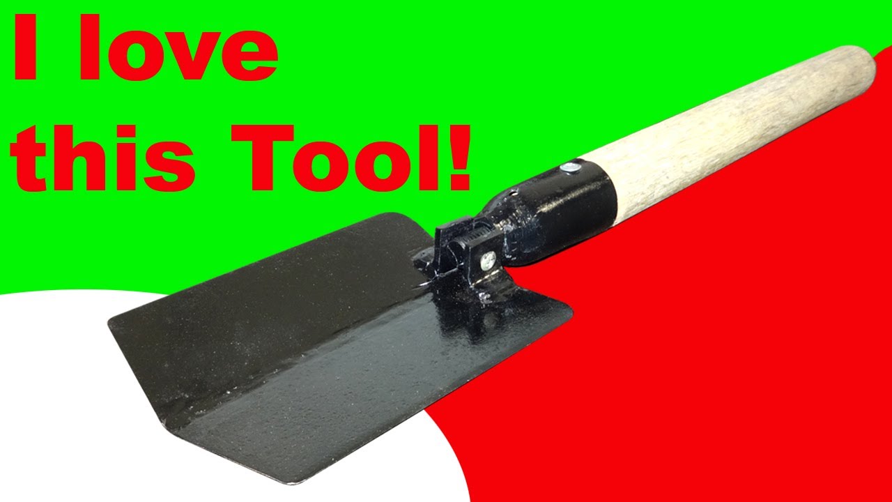 DIY multifunctional shovel for your garden. Very useful tool for the garden