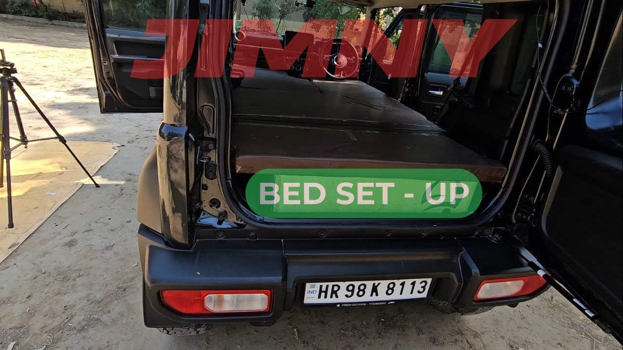 Jimny 5 Door Bed Set Up || 2 person bed set up in Jimny@SKYsachinkaushikyoutube