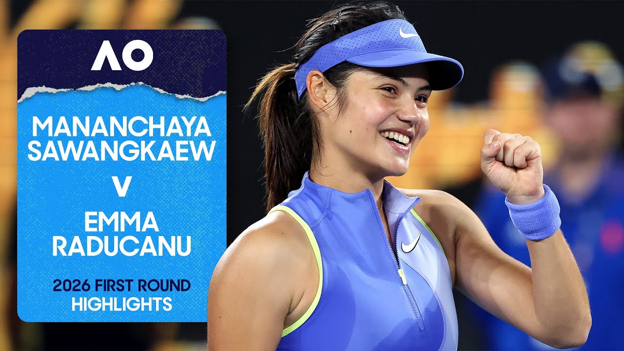 Mananchaya Sawangkaew v Emma Raducanu Highlights | Australian Open 2026 First Round